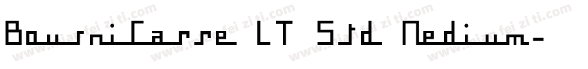BousniCarre LT Std Medium字体转换